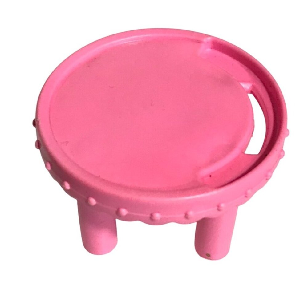 Mattel Pink Dollhouse Table Accessory Vintage 1999